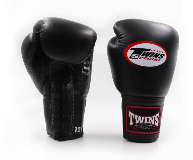 Twins BGLL1 Lace-Up Muay Thai Boxing Gloves