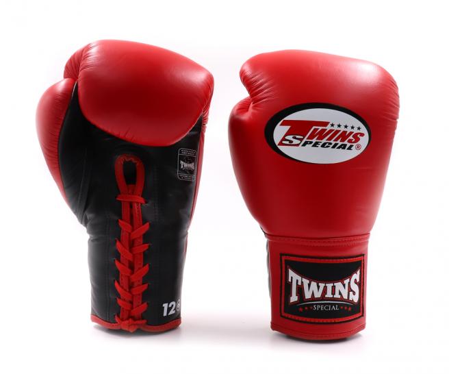 Twins BGLL1 Lace-Up Muay Thai Boxing Gloves