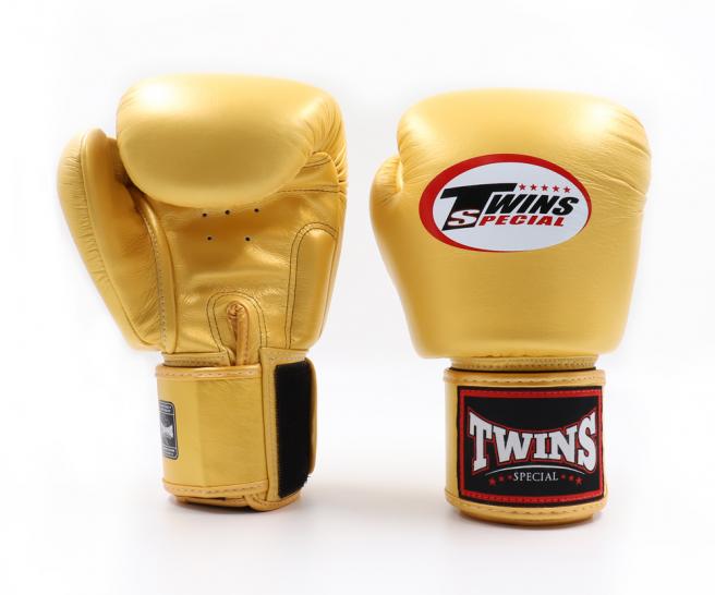 Twins BGVL3 Black Velcro Muay Thai Gloves