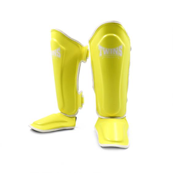 Twins SGL10P White Double Padded Shin Guards