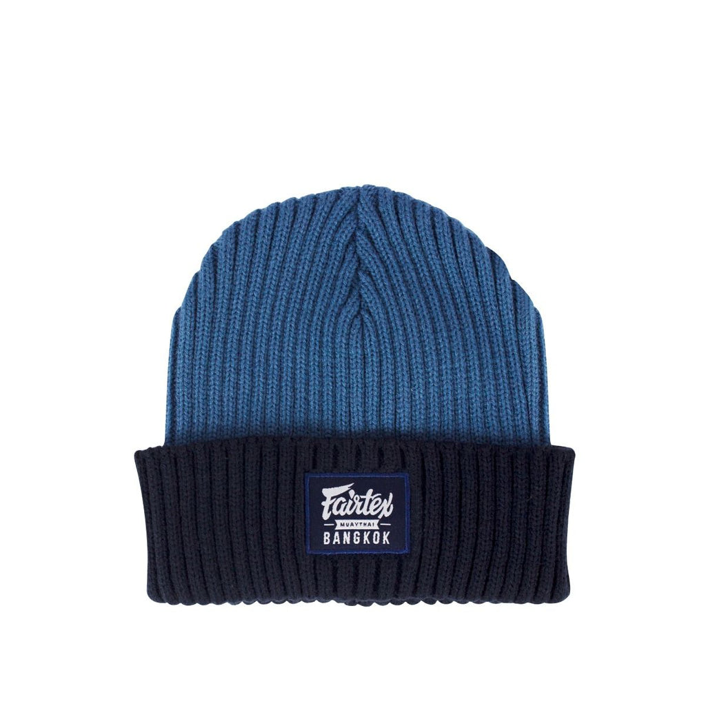 Fairtex Beanie Hat - Two Tone (Blue-Dark blue) - BN7