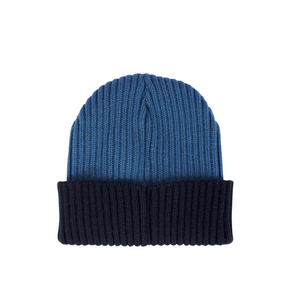 Fairtex Beanie Hat - Two Tone (Blue-Dark blue) - BN7