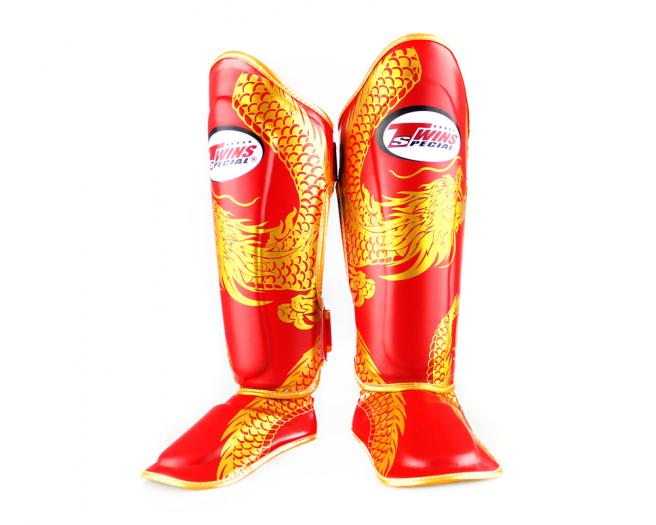 Twins FSGL10-49 Flying Drago Double Padded Shin Guards